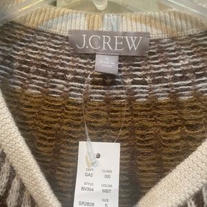 J. Crew fair isle cardigan- never worn.